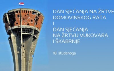 Dana sjećanja na žrtve Domovinskog rata i Dana sjećanja na žrtvu Vukovara i Škabrnje