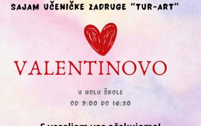 Sajam Učeničke zadruge “Tur-Art” – 13.2.2026